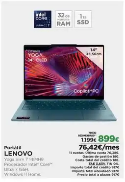 El Corte Inglés LENOVO Portátil oferta
