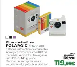 El Corte Inglés POLAROID Cámara instantánea oferta