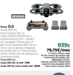 El Corte Inglés DJI Dron oferta