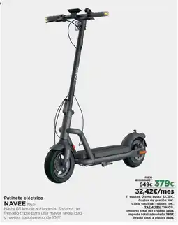 El Corte Inglés NAVEE Patinete eléctrico oferta