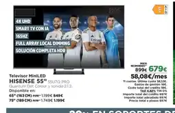 El Corte Inglés HISENSE 55" Televisor MiniLED oferta