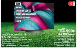 El Corte Inglés LG 55" Televisor OLED evo Al C5 oferta