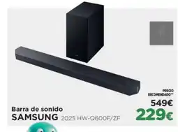 El Corte Inglés SAMSUNG Barra de sonido oferta