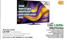 El Corte Inglés LG 65" Televisor OLED oferta