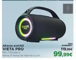 El Corte Inglés VIETA PRO Altavoz portátil oferta