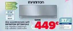 Carrefour INFINITON Aire acondicionado split SPTSM12A3 oferta