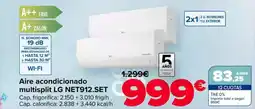 Carrefour LG Aire acondicionado multisplit NET912.SET oferta