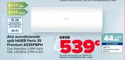 Carrefour HAIER Aire acondicionado split Perla 35 Premium AS35PBPH oferta