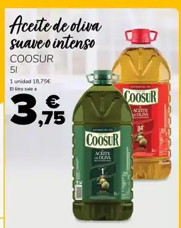 Supeco COOSUR Aceite de oliva suave o intenso oferta