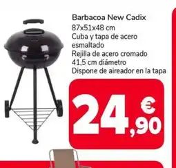 Supeco Barbacoa New Cadix oferta