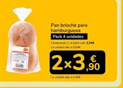 Supeco Pan brioche para hamburguesa oferta