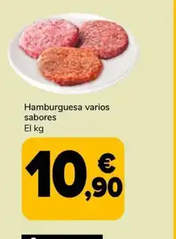 Supeco Hamburguesa varios sabores oferta
