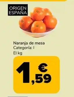 Supeco Naranja de mesa oferta