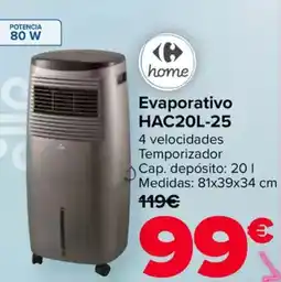 Carrefour Evaporativo HAC20L-25 oferta