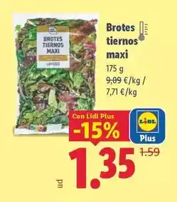 Lidl Chef select - brotes tiernos maxi oferta