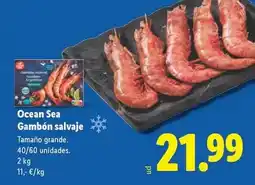 Lidl Ocean sea - gambon salvaje oferta
