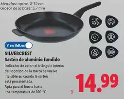Lidl Silvercrest - sartén de aluminio fundido oferta