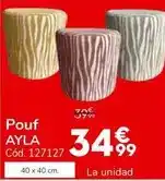 Conforama Pouf ayla oferta