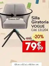 Conforama Silla giratoria vogue oferta