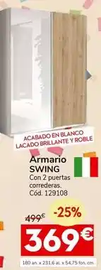 Conforama Armario swing oferta