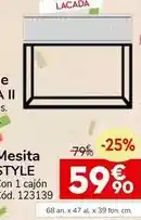 Conforama Mesita style oferta