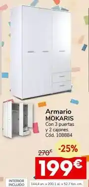 Conforama Armario mokaris oferta