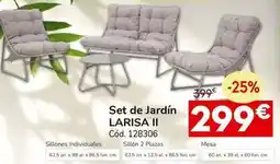 Conforama Set de jardin larisa il oferta
