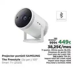 El Corte Inglés Samsung - proyector portátil the freestyle oferta