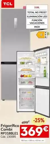 Conforama Tcl - frigorifico combi rp31b6blt oferta