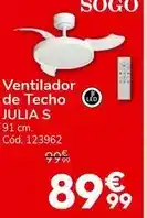 Conforama Sogo - ventilador de techo julia s oferta