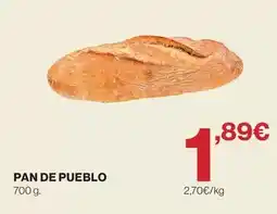Hipercor Pueblo - pan de pueblo oferta