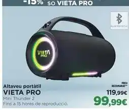 El Corte Inglés Vieta - altaveu portatil oferta