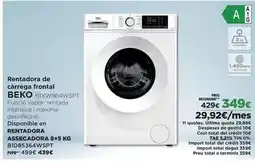 El Corte Inglés Beko - rentadora de carrega frontal oferta