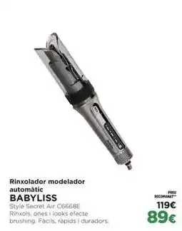 El Corte Inglés Babyliss - rinxolador modelador automatic oferta