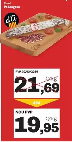 Sorli Pedragosa - fuet oferta