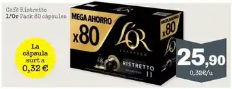 L'or - cafe ristretto