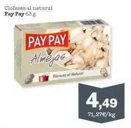 Sorli Pay pay - cloïsses al natural oferta