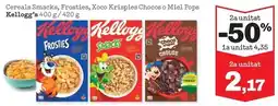Sorli Kellogg's - cereals smacks, frosties, xoco krispies choco o miel pops oferta