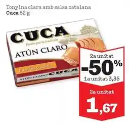 Sorli Cuca - tonyina clara amb salsa catalana oferta