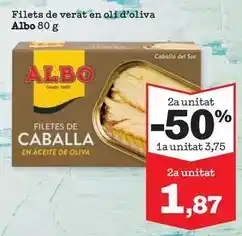 Sorli Albo - filetes de verat en oli d'oliva oferta