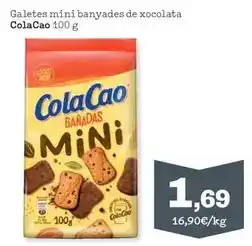 Sorli Cola cao - galetes mini banyades de xocolata oferta