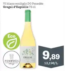 Sorli Gregal d'espiells - vi blanc logic do penedes oferta