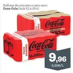 Sorli Coca-cola - refresc de cola zero o zero zero zero oferta