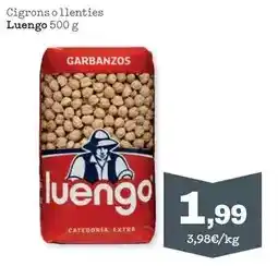 Sorli Luengo - cigrons o llenties oferta