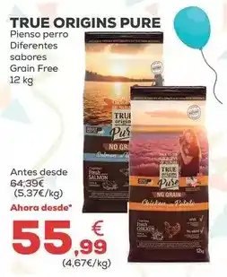 Kiwoko True origins - pure pienso perro diferentes sabores oferta
