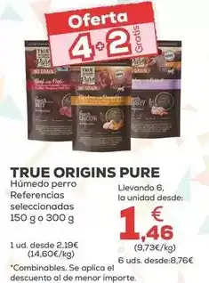Kiwoko True origins - pure humedo perro oferta