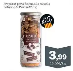 Sorli Botanic - preparat per a fideus a la cassola & fruits oferta