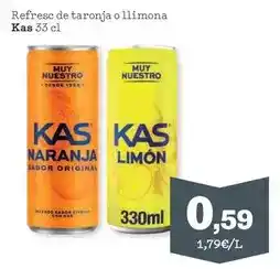 Sorli Kas - refresco de taronja o llimona oferta