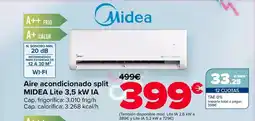 Carrefour Midea - aire acondicionado split lite 35 kw ia oferta
