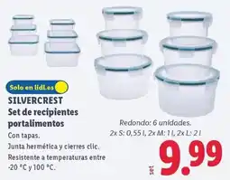 Lidl Silvercrest - set de recipientes portalimentos oferta